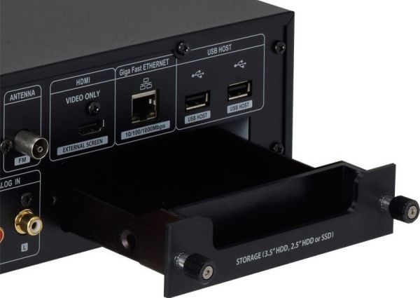 CocktailAudio X45 - Slot für HDD-Festplatten oder SSD-Speicher