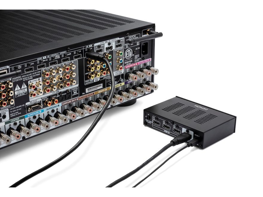 Denon AVS-3 am AVR angeschlossen