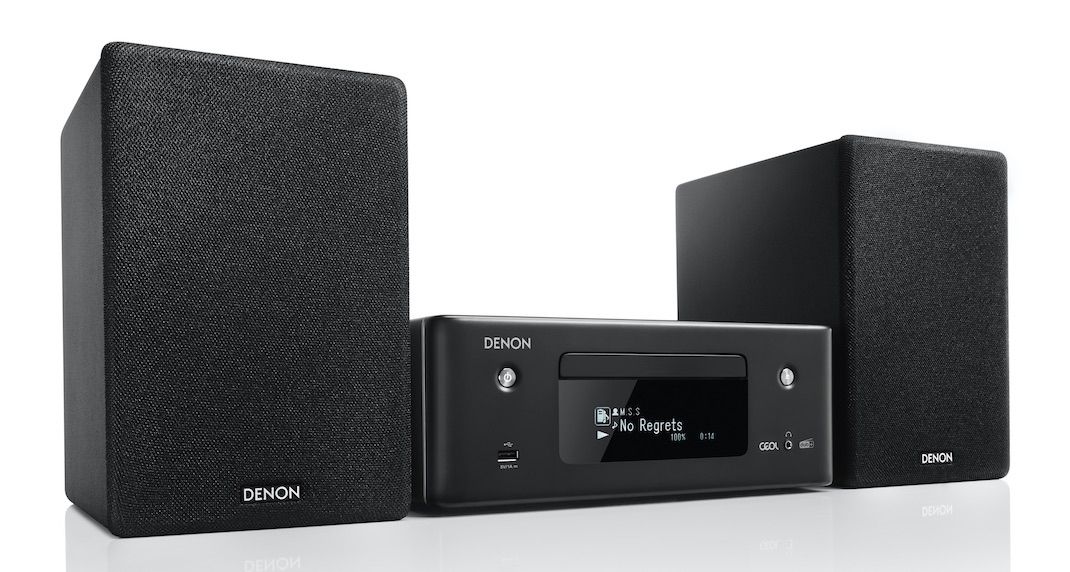 Denon N-11DAB in Schwarz - Netzwerk-Kompaktanlage
