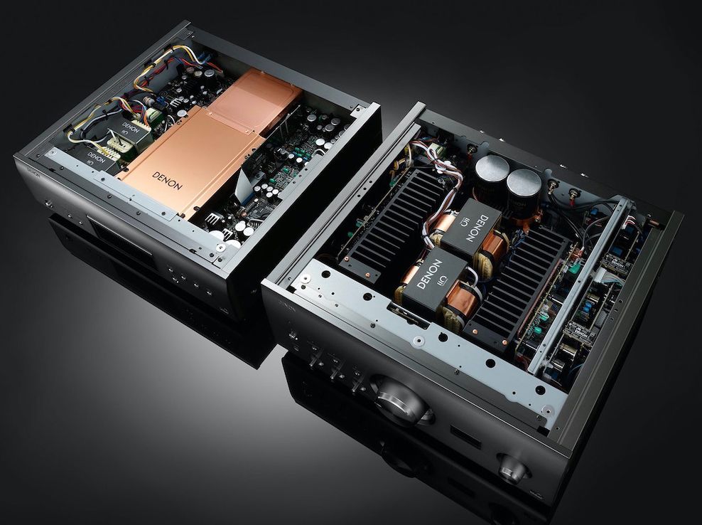 Innenleben der Denon Geräte: DCD-A110 und PMA-A110