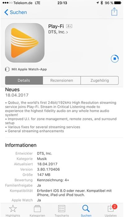 DTS Play-Fi App