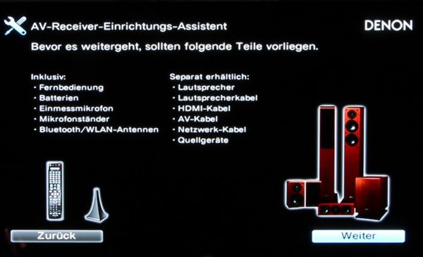 Einrichtungsassistent