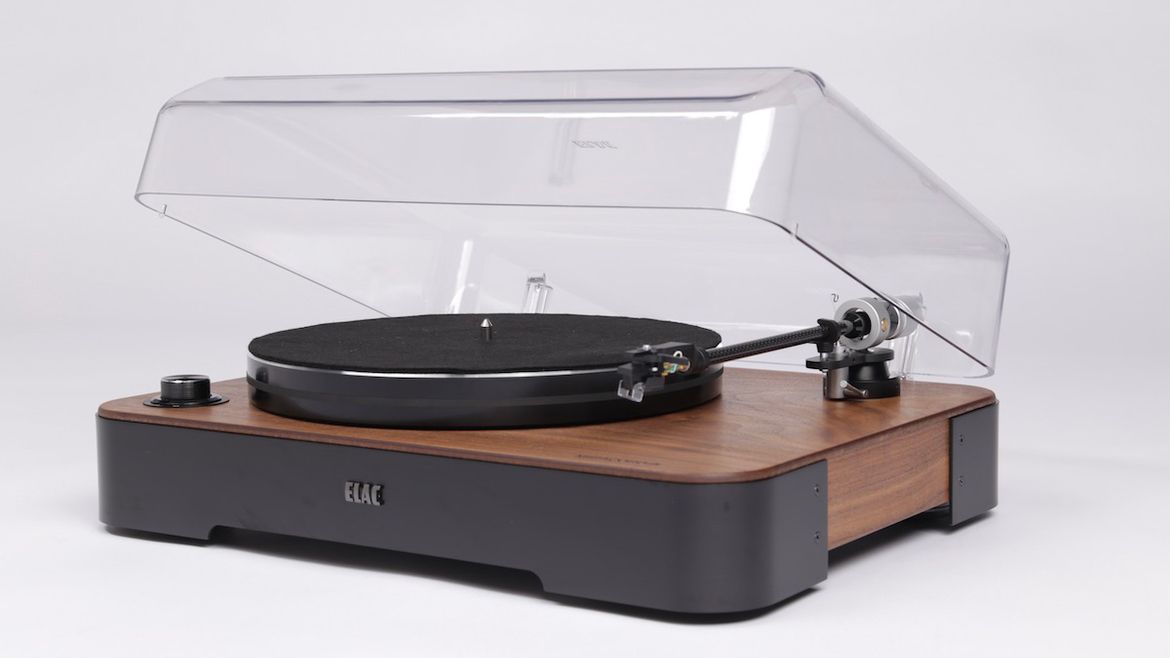Elac Miracord 80 mit Haube offen