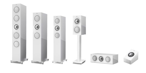 KEF R-Serie in der Ausführung „Weiß Hochglanz“