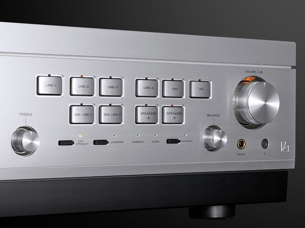 Luxman L-595A SE - Bedienelemente an der Front