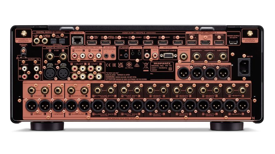 Marantz AV 10 - Rückseite