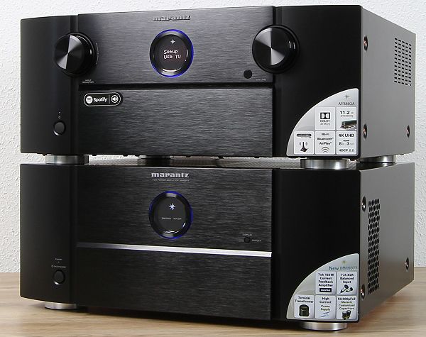 Vor-/Endstufen-Kombi: Marantz AV8802 und MM8077