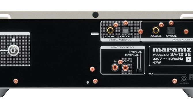 Marantz SA-12 Special - Rückansicht
