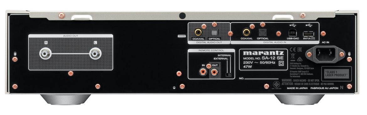 Marantz SA-12 Special - Rückansicht