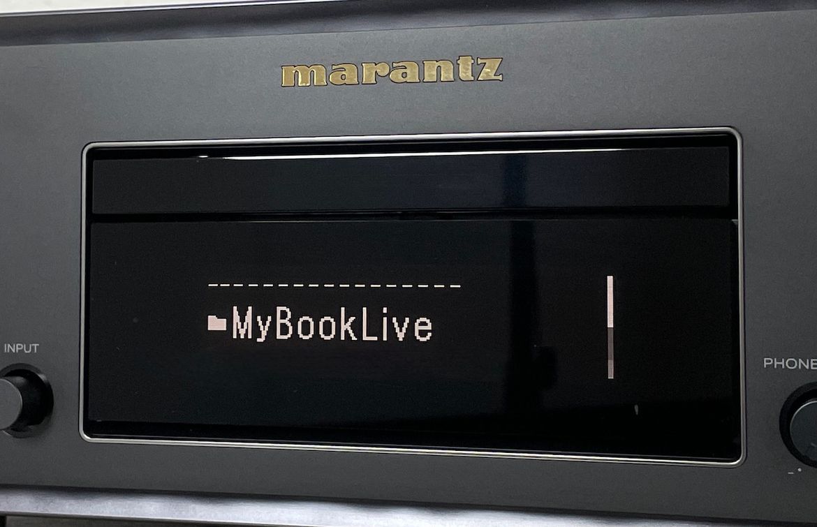 Marantz SACD 30n - MyBook Live