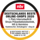 Gutesiegel Platz Nr.1 - Bester Onlineshop