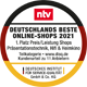 n-tv / DISQ.: Deutschlands Beste Online-Shops 2022, 3 x Platz Nr.1