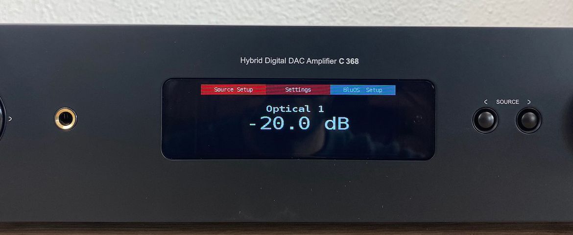 NAD C 368 Hybrid - Display