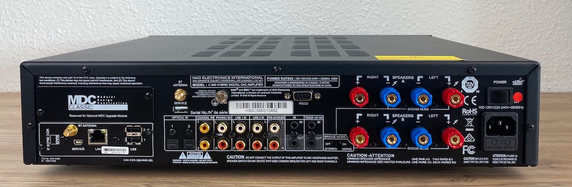 NAD C 368 - Rückansicht
