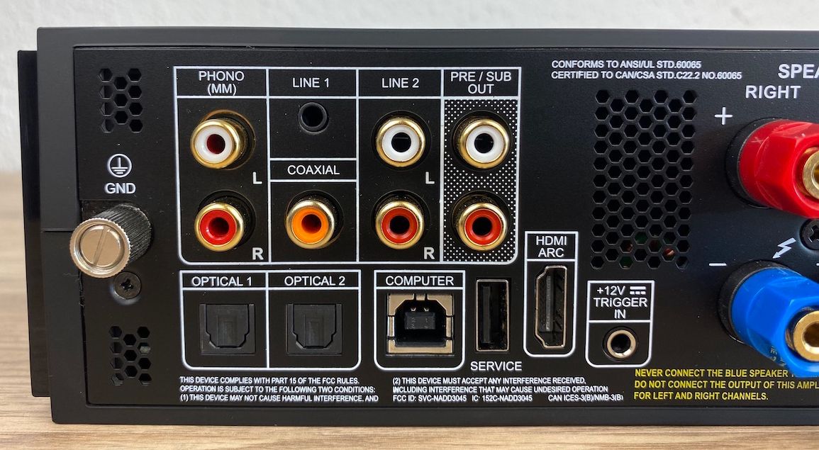 NAD D 3045 bestückt mit HDMI (ARC)