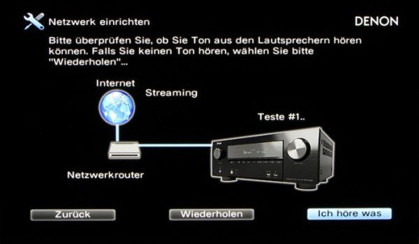 Denon AVR-X2600H - Netzwerk einrichten