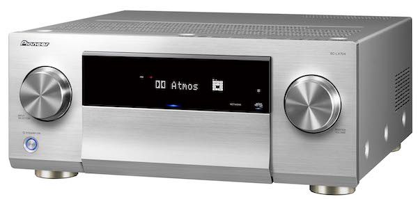 Mehrkanal-Receiver Pioneer SC-LX704 in Silber