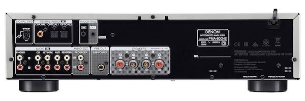 Rückseite des Denon DCD-600NE