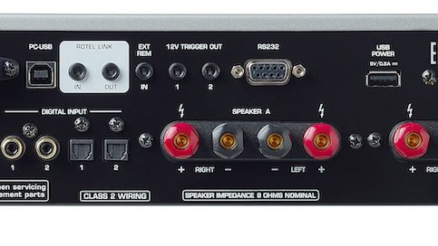 Rotel A 12 MKII - Rückansicht