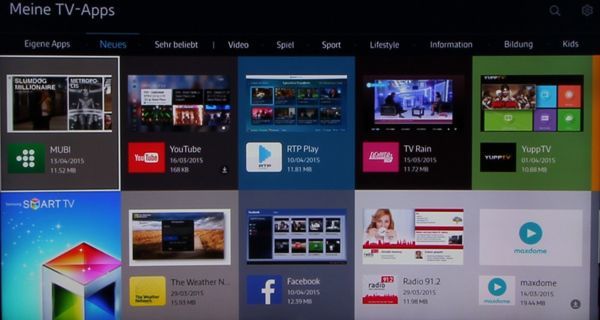 Registrieren auf der Smart-Plattform des TVs