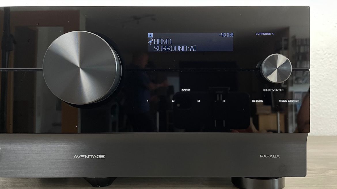 Yamaha RX-A6A - Detailaufnahme