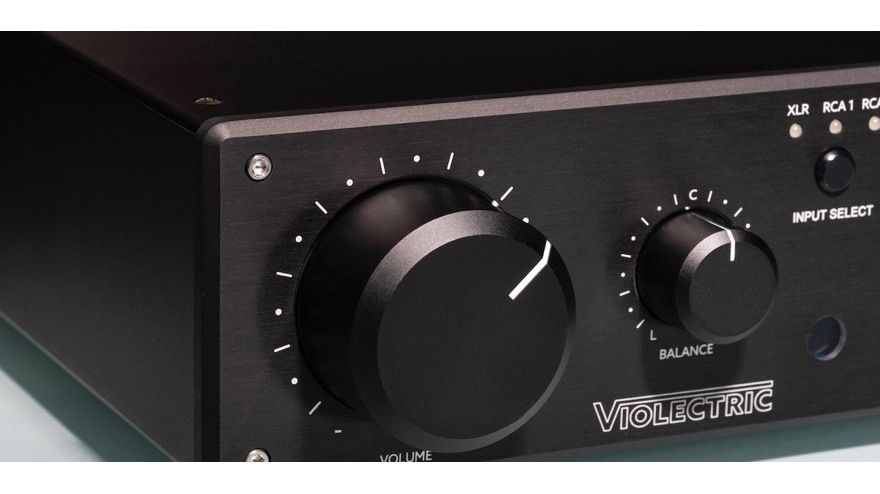 Violectric HPA V550 - Lautstärke- und Balance-Regler