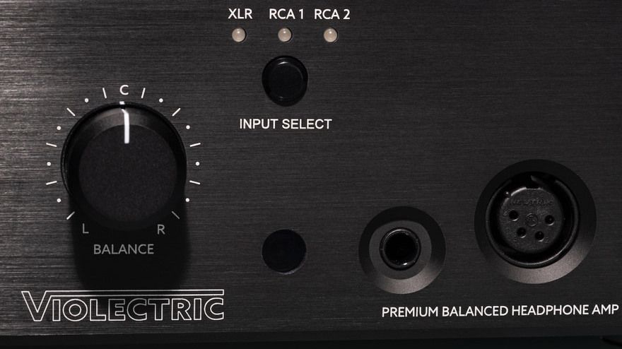 Violectric HPA V550 - Eingangswahl