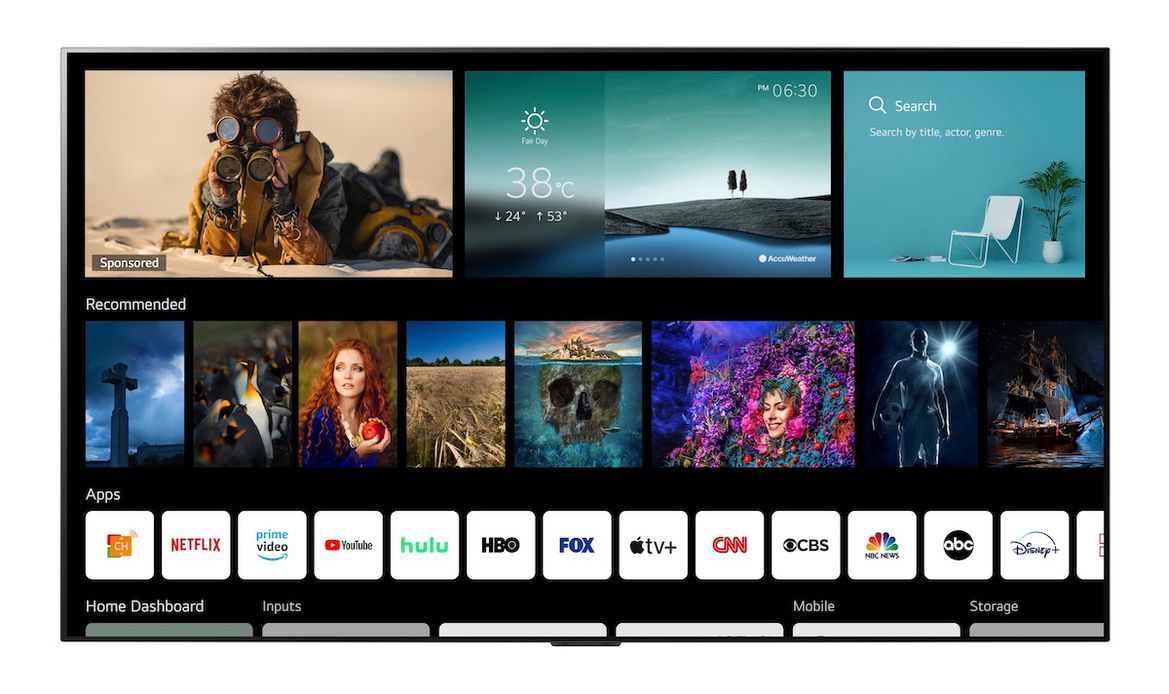 Smart TV Plattform webOS 6.0