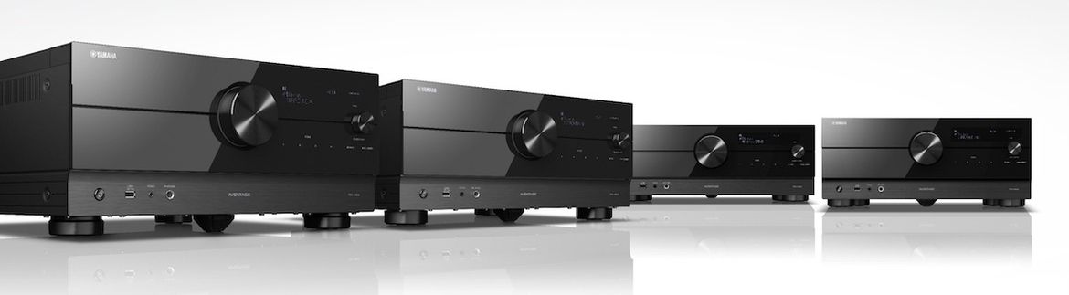 von links: Yamaha RX-A8a, RX-A6A, RX-A4A und RX-A2A