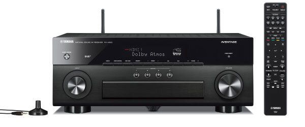 Yamaha RX-A880 in Schwarz mit Zubehör