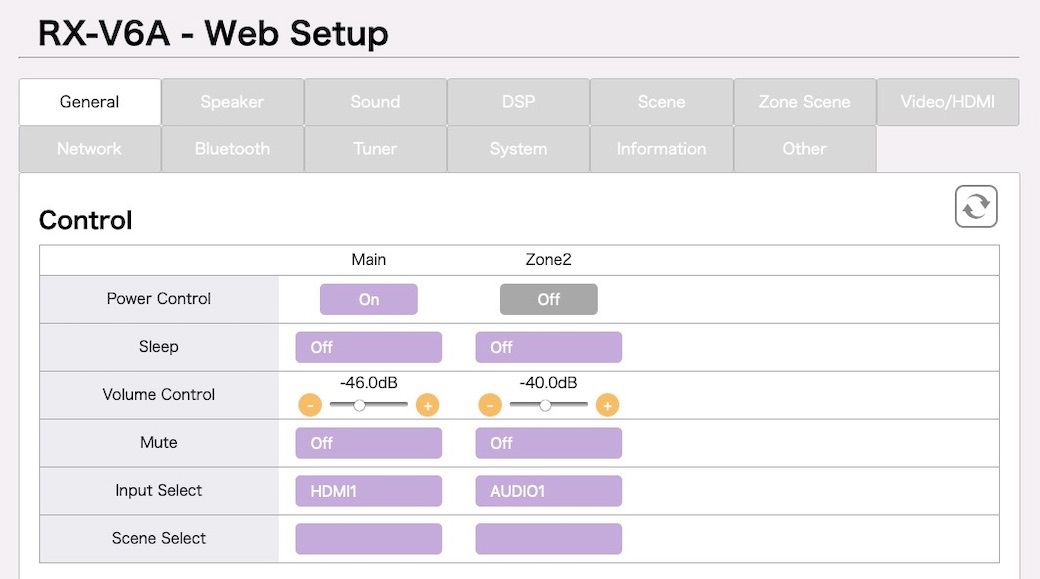 Web Setup