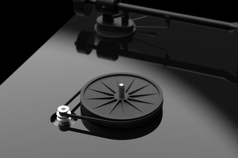 Riemenantrieb des Pro-Ject T1 BT im Detail