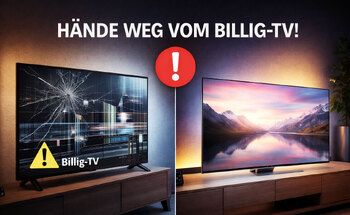 Teaserbild: Hände weg vom Billig-TV! Wir erklären Ihnen, warum