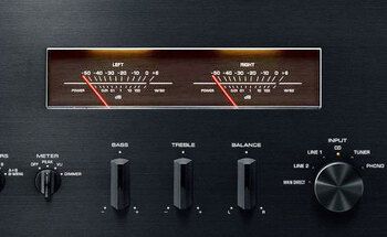 Teaserbild: VU-Meter eines Yamaha-Verstärkers
