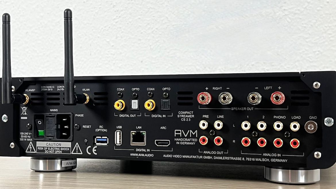 AVM Inspiration CS 2.3: Anschlüsse