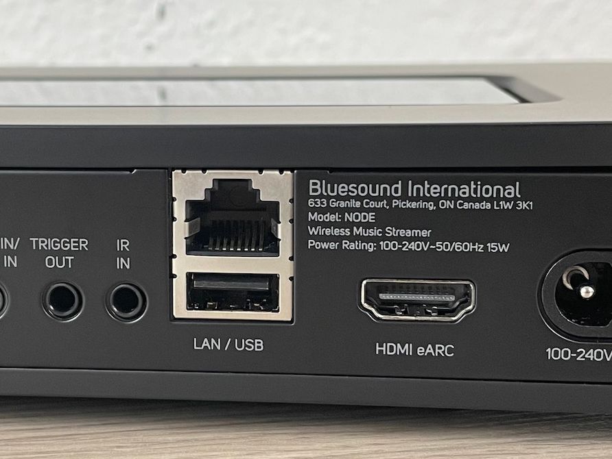 Bluesound Node N130 - Schnittstellen