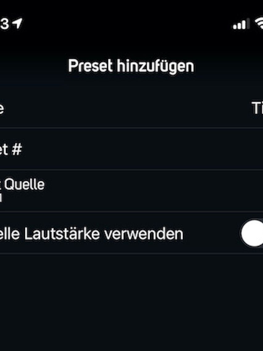 Preset