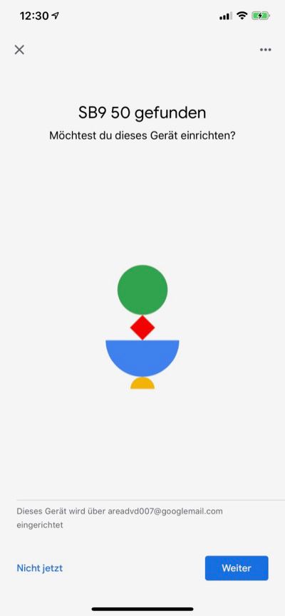 Steuerung der Smart Soundbar 9 und Chromecast mit der Google Home App