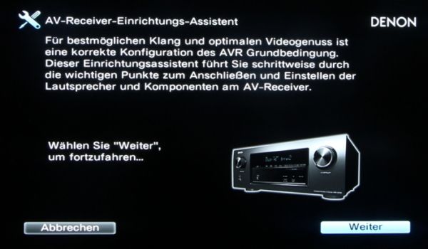 Einrichtungsassistent
