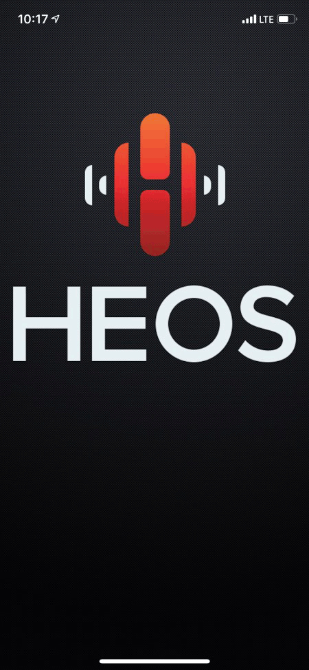 Screenshot der HEOS App