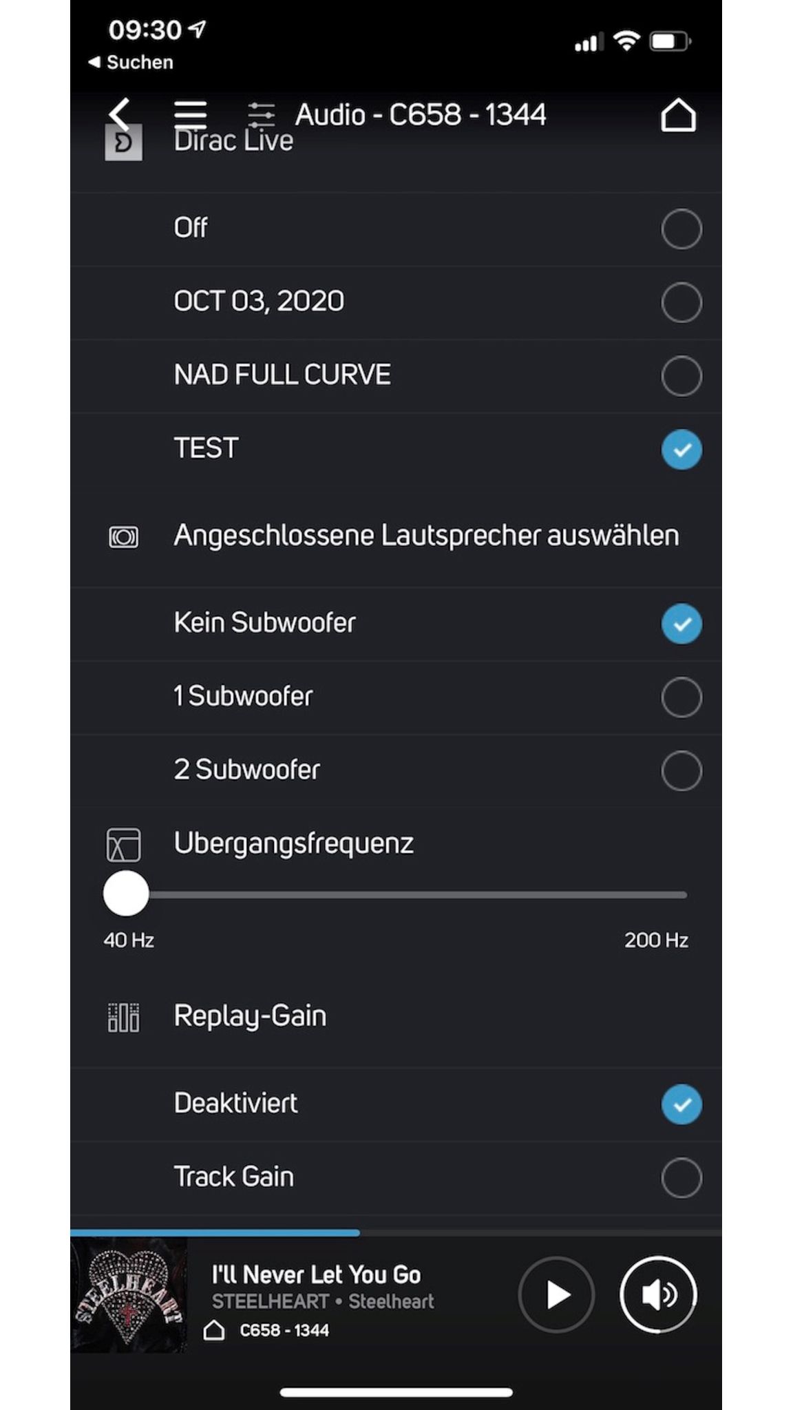 Einstellungsmöglichkeiten