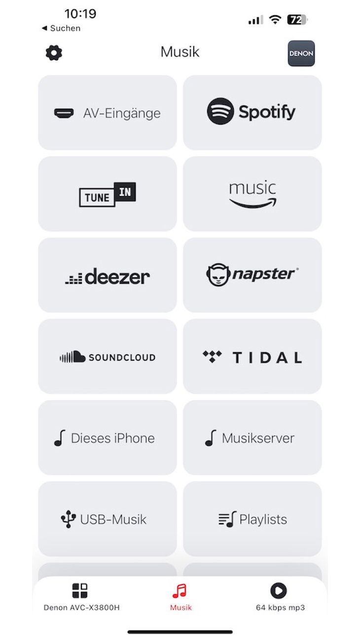 HEOS App: Favoriten festlegen