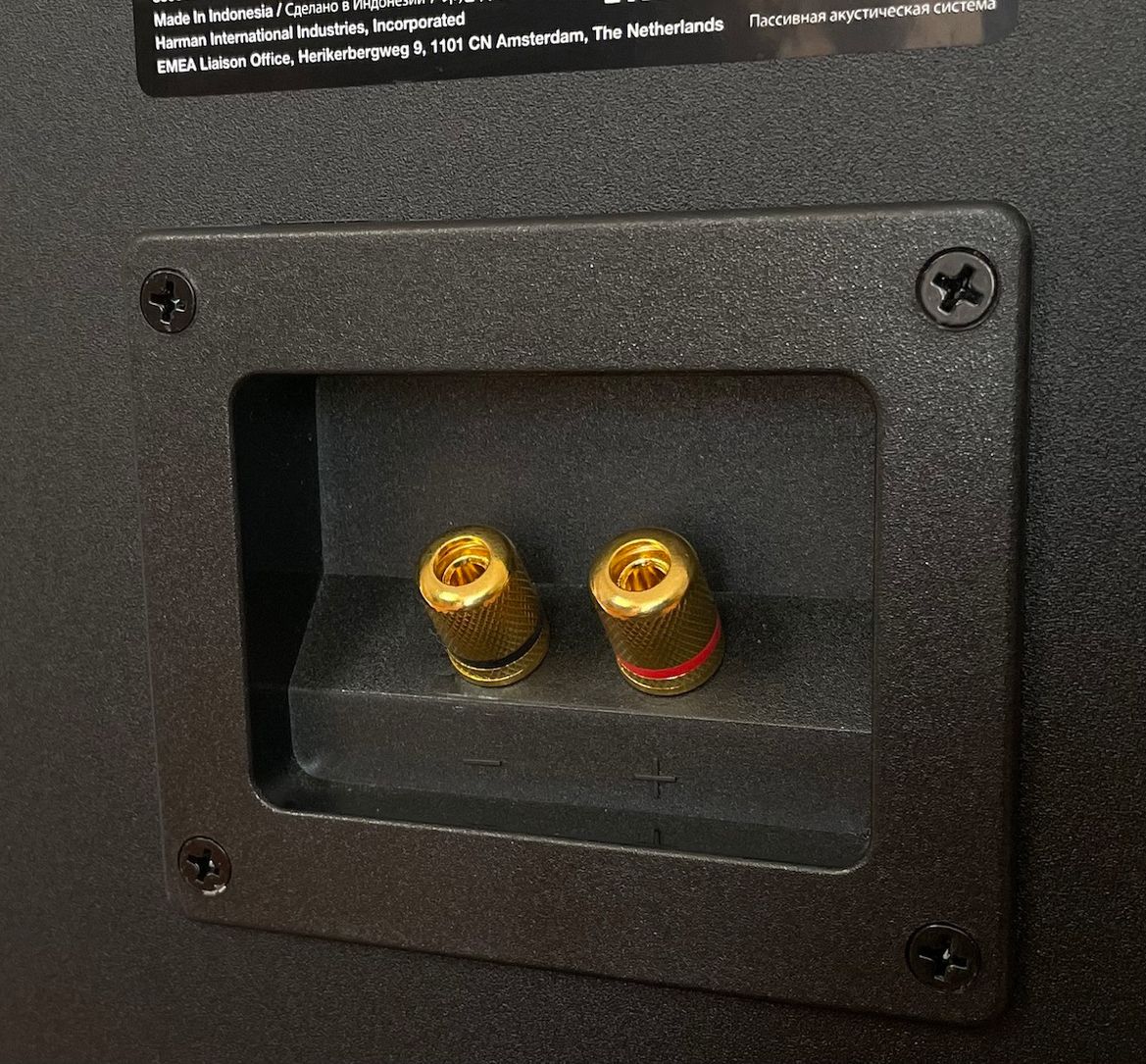 JBL L82 Classic - Lautsprecher-Anschlüsse