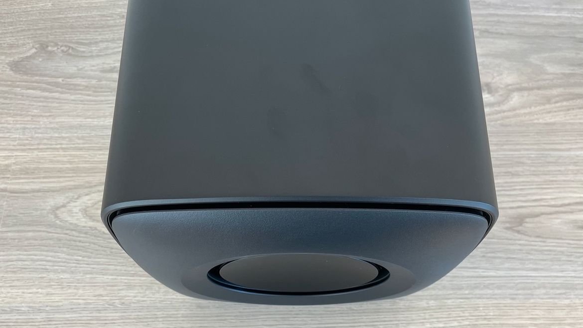 Abbildung des Kompaktsubwoofers von oben