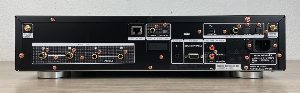 Marantz ND 8006 - Rückansicht