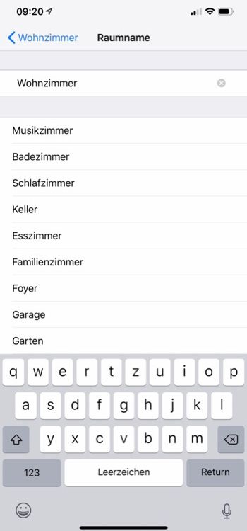 Benennung des Gerätes