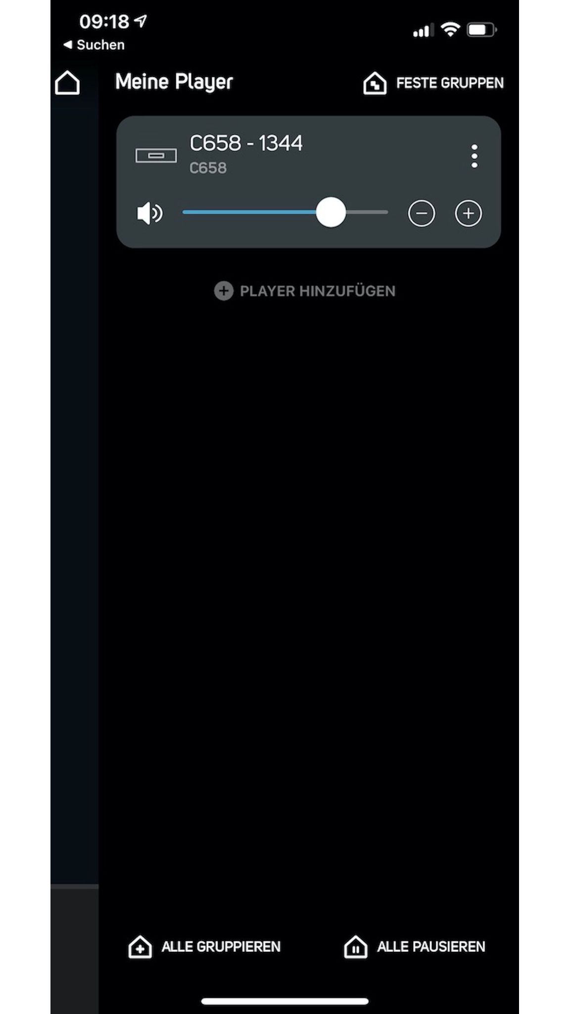 C 658 in der BluOS App