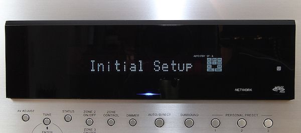 Display an der Front des Pioneer SC-LX704