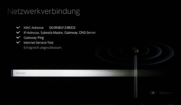 Netzwerk-Verbindung einrichten beim SC-LX704 von Pioneer