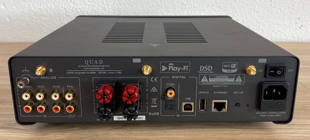 Quad Vena II Play - Rückansicht